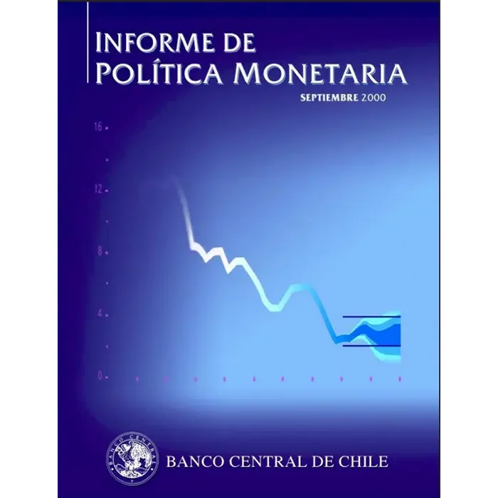 Portada del primer Informe de Política Monetaria, 2000 Portada del primer Informe de Política Monetaria, 2000